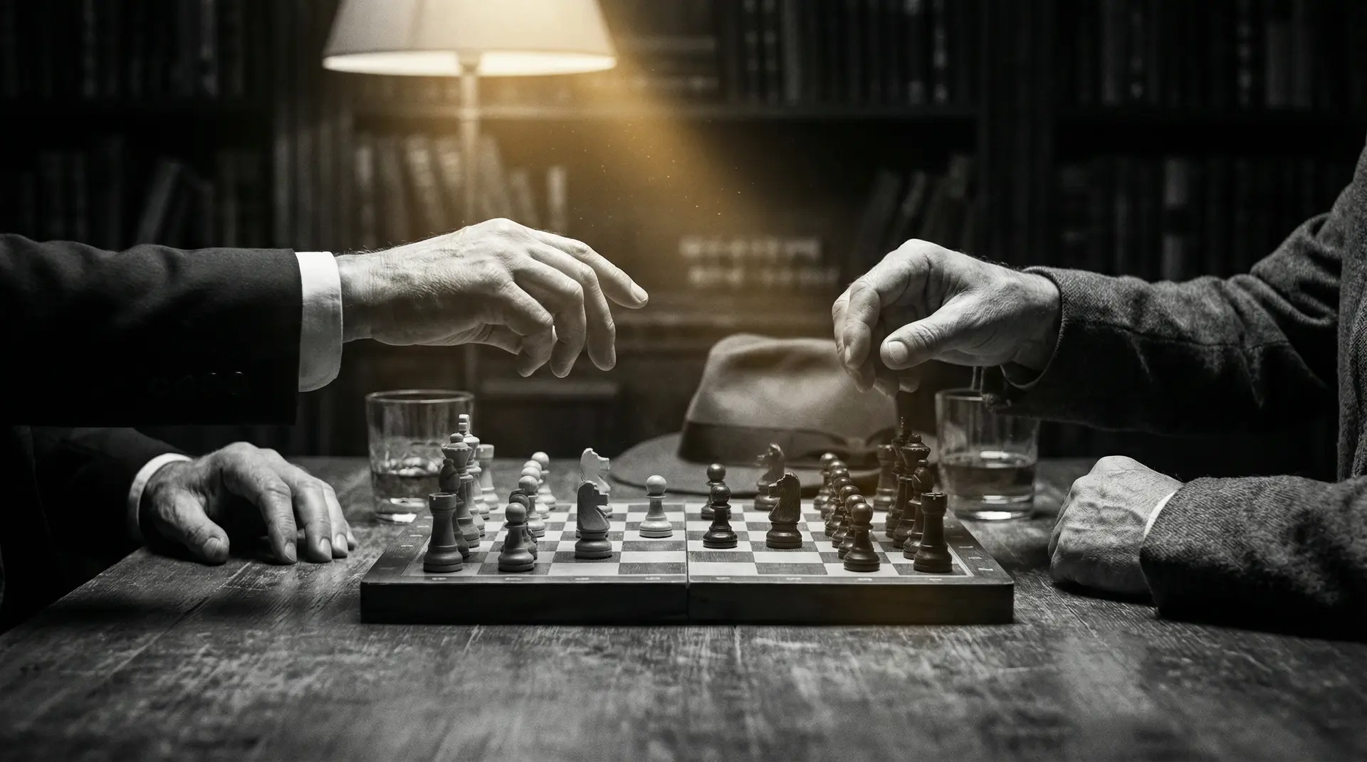 莫斯科2017下载 艺术探索系列 - 非线性叙事，棋盘上的对弈象征命运的交错